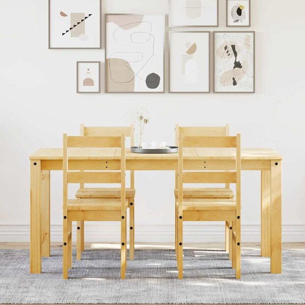 5-delige Eethoek Panama massief grenenhout 1