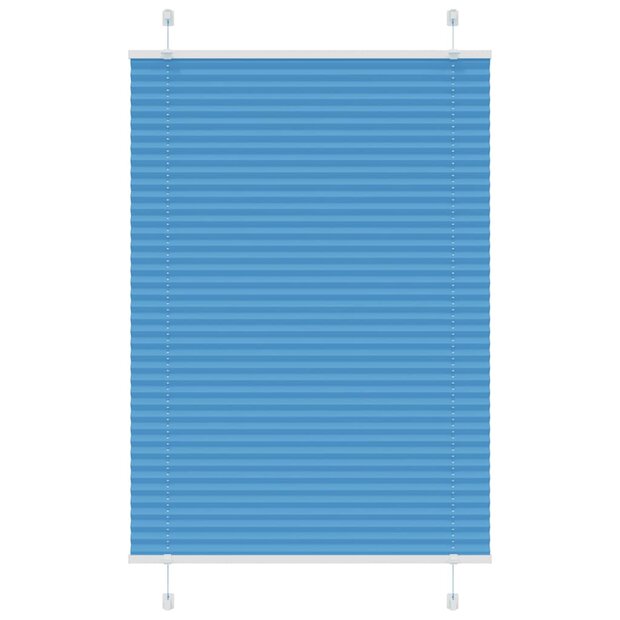 Pliss&eacute; rolgordijn 95x150 cm stofbreedte 94,4 cm polyester blauw 1