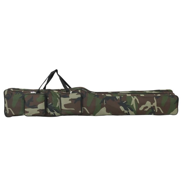 Hengeltas 150 cm camouflage oxford stof groen 1