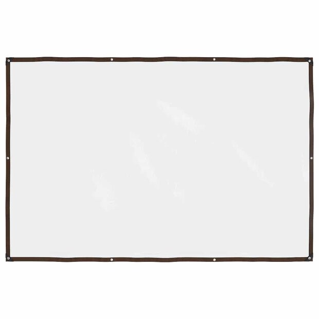 Doorzichtig zeildoek met zeilringen 2x3 m polyethyleen 1