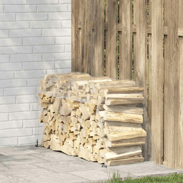 Doorzichtig zeildoek met zeilringen 1x3 m PVC 1