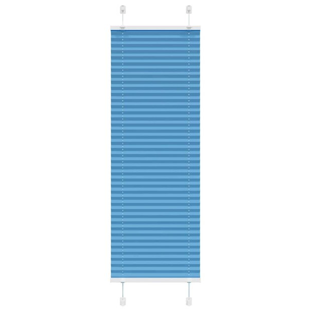 Pliss&eacute; rolgordijn 40x150 cm stofbreedte 39,4 cm polyester blauw 1