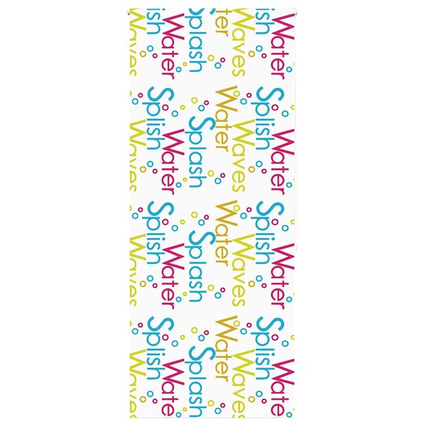 Doucherolgordijn 110x240 cm stofbreedte 106 cm 1