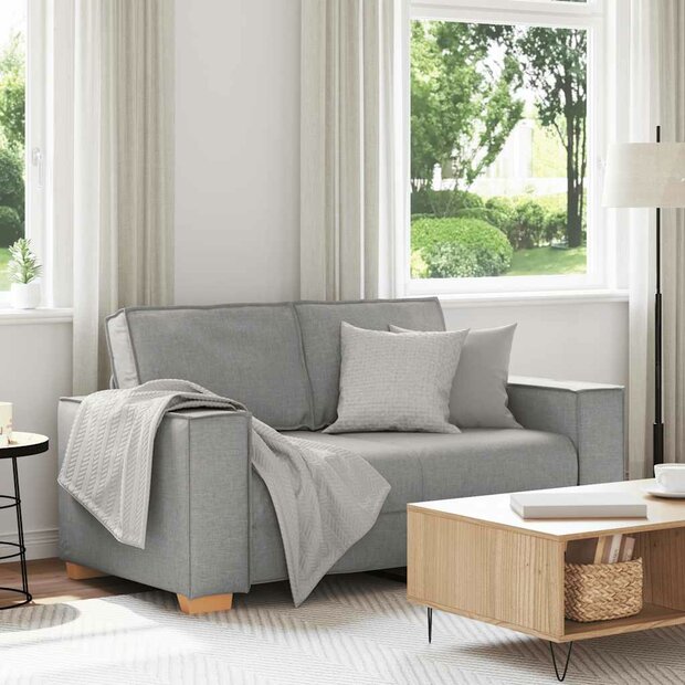 2-zitsbank Wolk Grijs 120 cm Stof 1