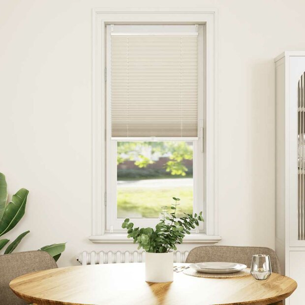 Pliss&eacute;jaloezie 40x150cm cr&egrave;me 1