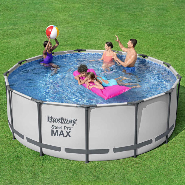 Bestway Zwembadset Steel Pro MAX rond 396x122 cm 1