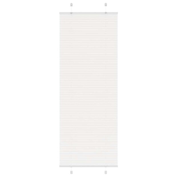 Pliss&eacute; rolgordijn 70x200 cm stofbreedte 69,4 cm polyester wit 1
