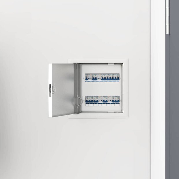 Toegangs paneel 2 pcs Wit 20 x 20 cm staal 1