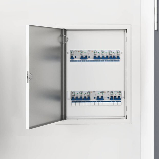 Toegangs paneel Wit 30 x 40 cm staal 1