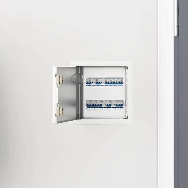 Toegangs paneel 2 pcs Wit 20 x 20 cm Staal 1