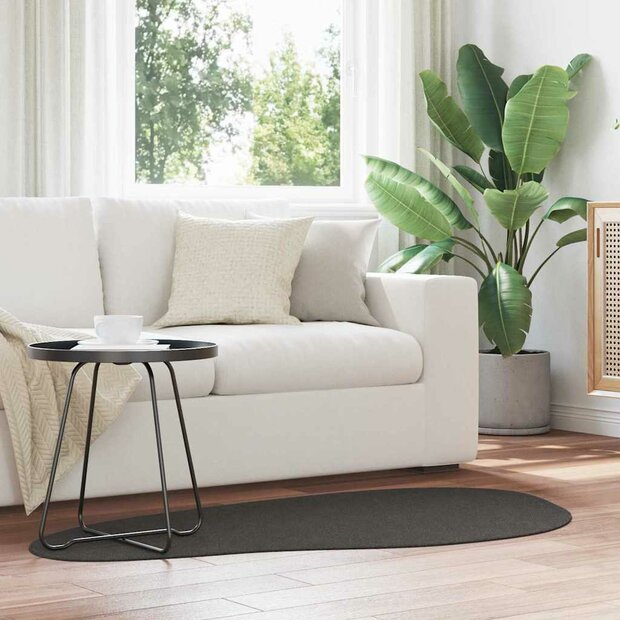 Tapijt Antraciet 80 x 150 cm Polyester 1