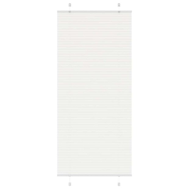 Pliss&eacute; rolgordijn 100x200 cm stofbreedte 99,4cm polyester wit 1