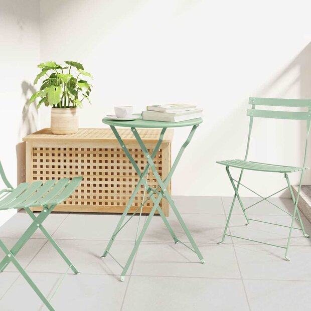 Bistrotafel Licht munt &Oslash;50x71 cm Poedercoating staal 1