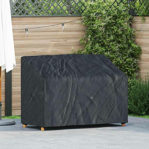 Tuinbankhoes Zwart 134 x 70 x 65 / 94 cm 420D stof 1