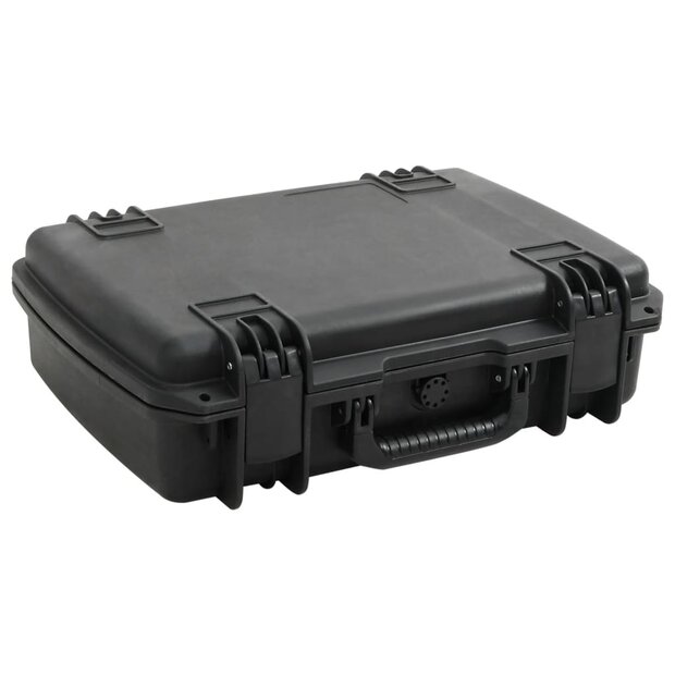 Flightcase draagbaar 50,5x37x14,5 cm PP zwart 1