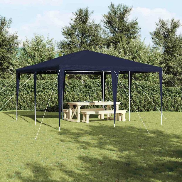 Partytent Blauw, Wit 400 x 400 x 266 cm Polyester, Staal 1