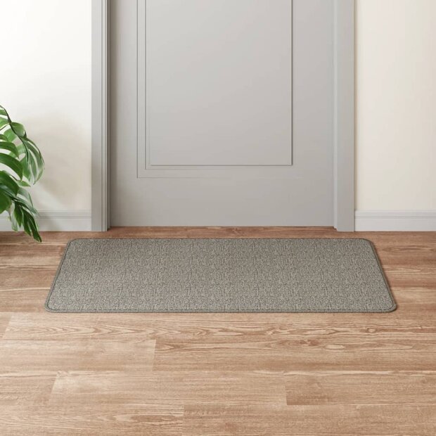 Tapijtloper 50x100 cm sisal-look zilverkleurig 1