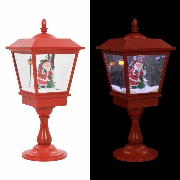 Sokkellamp met kerstman LED 64 cm 1