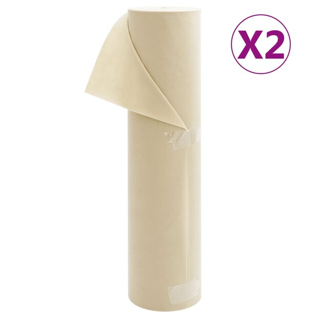 Vliesdoek voor planten 2 rollen 70 g/m&sup2; 50x1,6 m 1