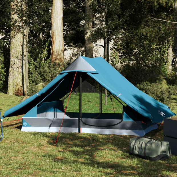 Tent 2-persoons waterdicht blauw 1