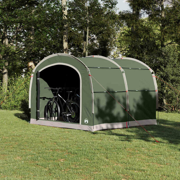 Tent met dak Groen 268 x 240 x 191 cm Polyester 1
