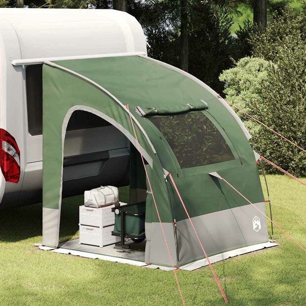 Tent met dak Anders Groen en Zwart 194 x 180 x 210 cm Polyester 1