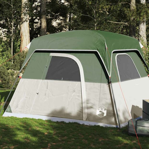Tent 4-persoons waterdicht groen 1