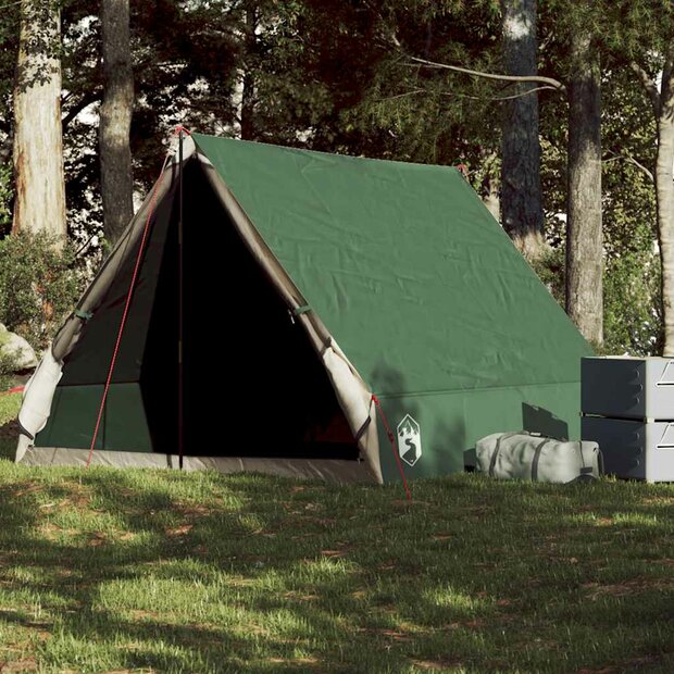 Tent A-frame 2-persoons waterdicht groen 1
