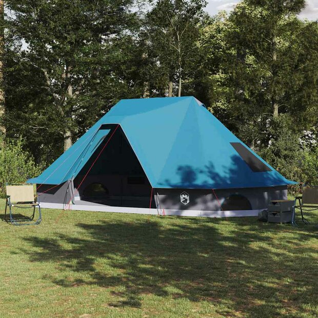 Familie Tipi Tent met dak Blauw 680 x 430 x 270 cm 1