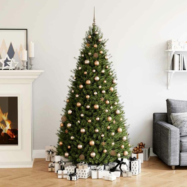 111-delige Kerstballenset polystyreen ros&eacute;goud 1