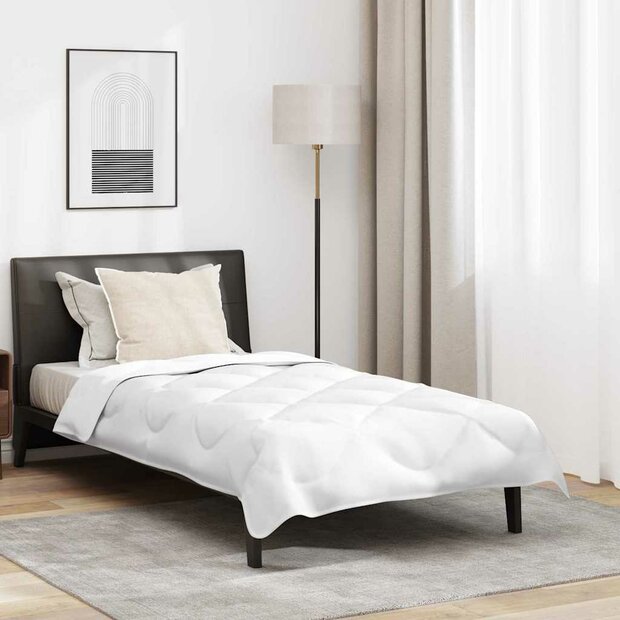 Dekbed Set met kussen 2 pcs Wit Microvezel 1