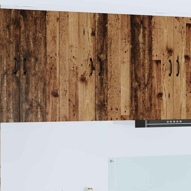 Keukenkast aan de muur Oud Hout 30 x 31 x 80 cm Bewerkt hout 1