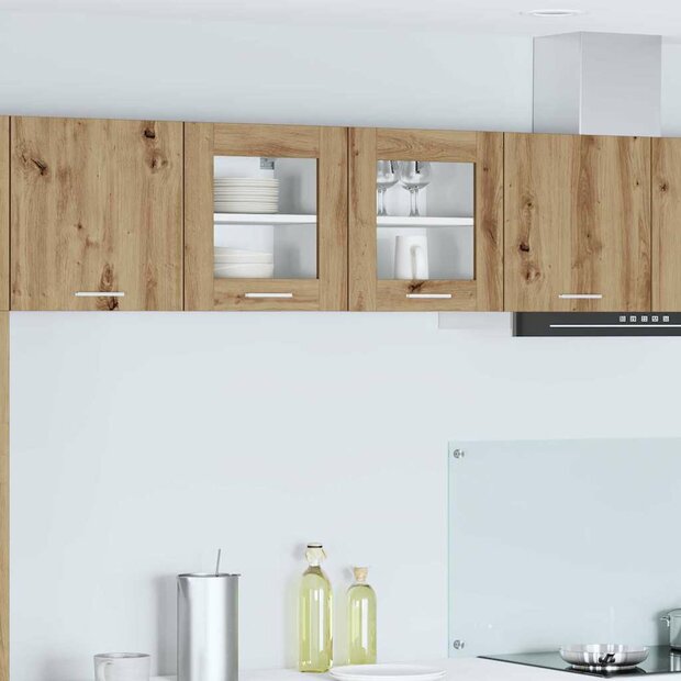 Hangkast Riga Artisan Eiken 40 x 31 x 40 cm Bewerkt hout 1