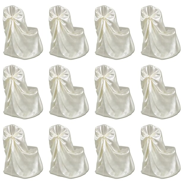 Stoelhoes voor bruiloft 12 st cr&egrave;me 1