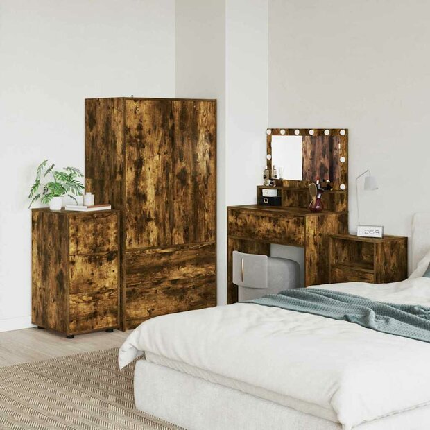 Opbergkast Gerookt eiken 40 x 48 x 81 cm Bewerkt hout 1