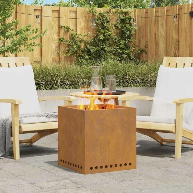 Rookloze Vuurschaal Bruin 48 x 48 x 50 cm Staal 1