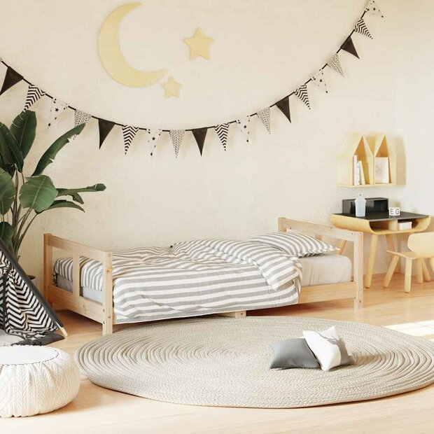 Kinderbedframe 80x160 cm massief grenenhout 1
