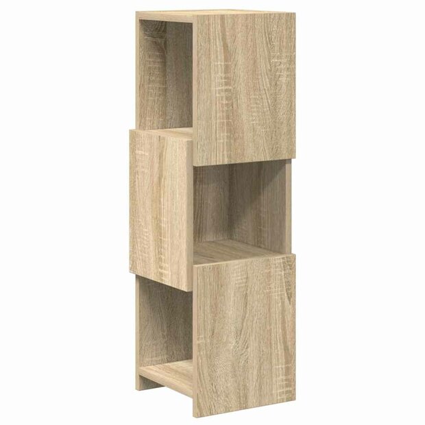 Hoekkast Wit 25,5x25x80cm Bewerkt hout 1
