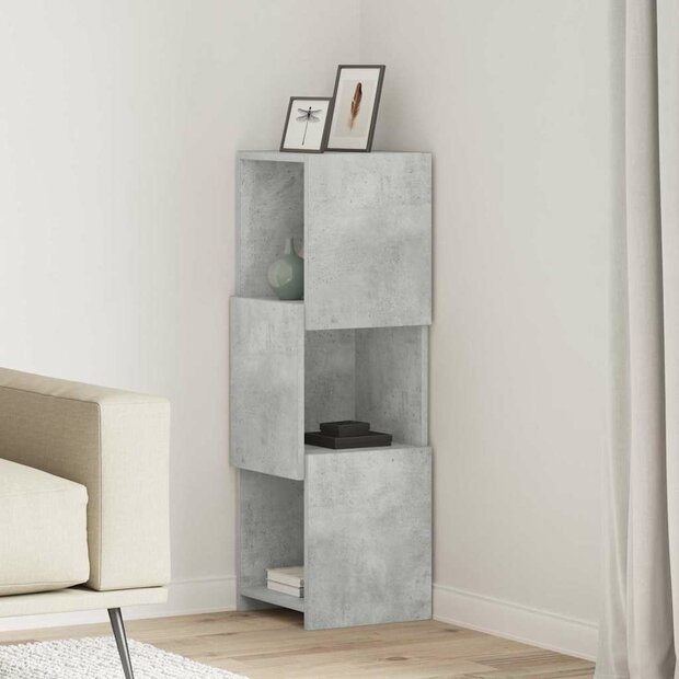 Hoekkast Wit 30,5x30x95cm Bewerkt hout 1