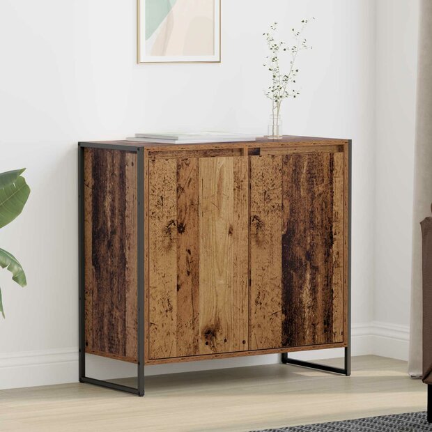 Bijzetkast Oud Hout 79 x 36 x 75 cm Bewerkt hout 1