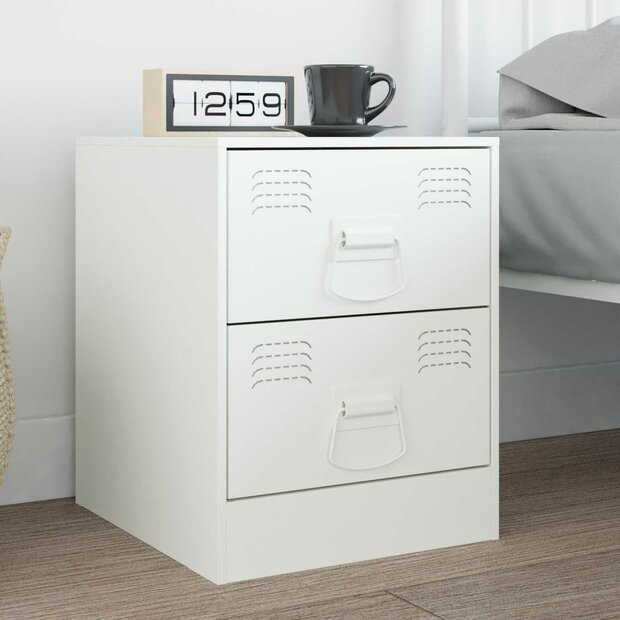 Kast Handvatten 12 pcs Wit 85 x 45 mm Metaal 1