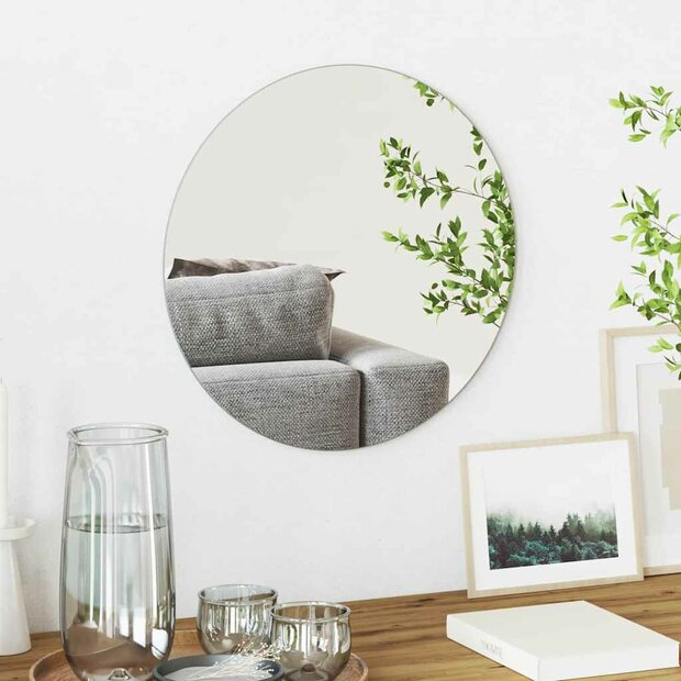 Wandspiegel Rond &Oslash; 40 cm gehard glas 1