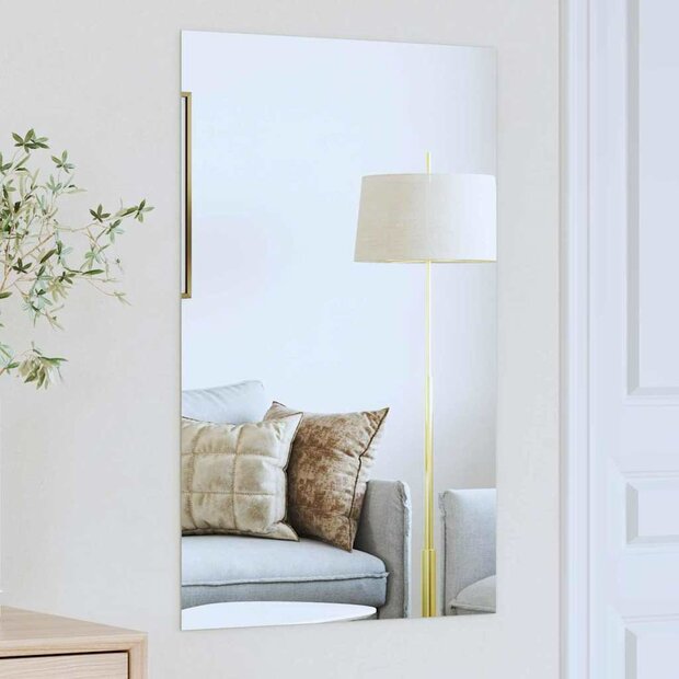 Wandspiegel Rechthoekig 50 x 80 cm gehard glas 1