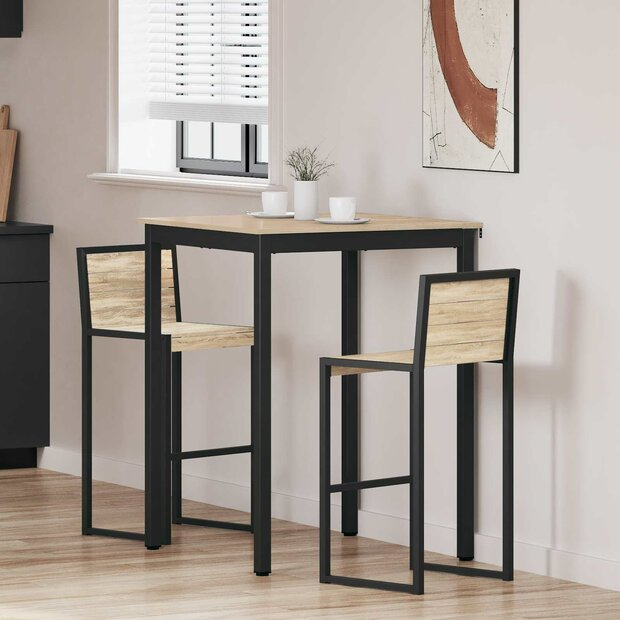 Eettafels Bewerkt hout 1