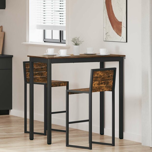 Eettafels Bewerkt hout 1