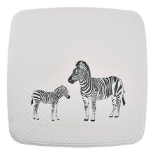 Ridder Zebra 54X54 Cm Wit En Zwart 1 Douchemat