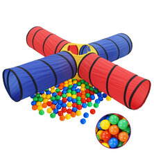 Kinderspeeltunnel Met 250 Ballen Meerkleurig 1 Multikleur
