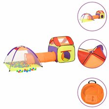 Kinderspeeltent Met 250 Ballen 338X23X Cm Meerkleurig 1 Multikleur