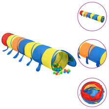 Kinderspeeltunnel Met 250 Ballen 245 Cm Polyester Meerkleurig 1 Multikleur