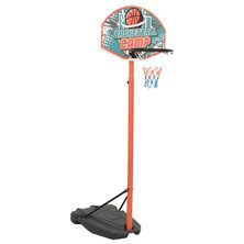 Basketbalset draagbaar verstelbaar 180-230 cm